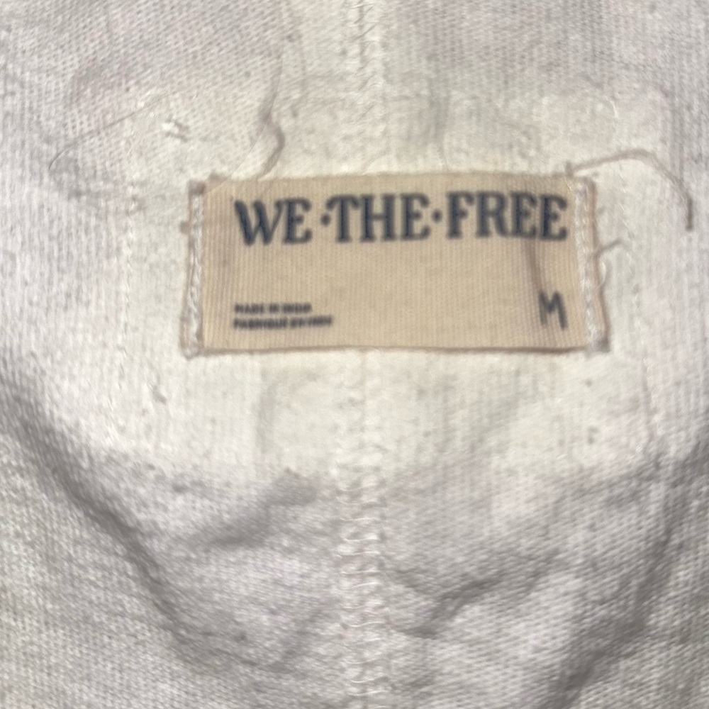 Euc We the Free white button down tank top sz medium - Picture 2 of 10